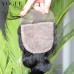 Brazilian Silk Base 4x4 Lace Closure Loose Wave Curly With Baby Hair